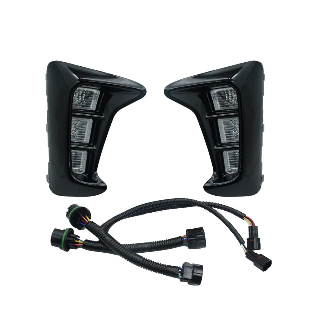 winauto kia soluto pegas led drl kit plug and play wiring
