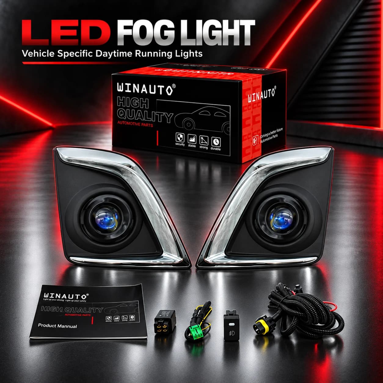 isuzu d max 2016 2017 2018 bi projector fog light detail