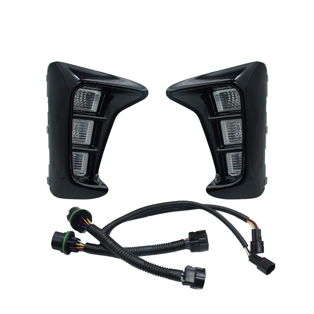 winauto kia soluto pegas led drl kit plug and play wiring
